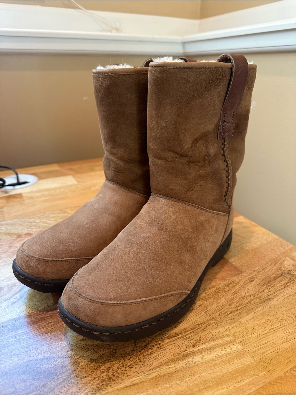 UGG Women's Chestnut Suede Mid-Calf Winter Boots